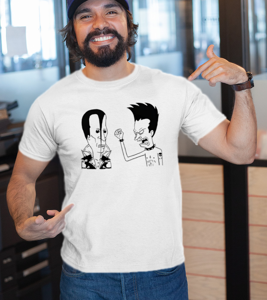 Grumpy Beavis And ButtHead Misfits T-Shirt