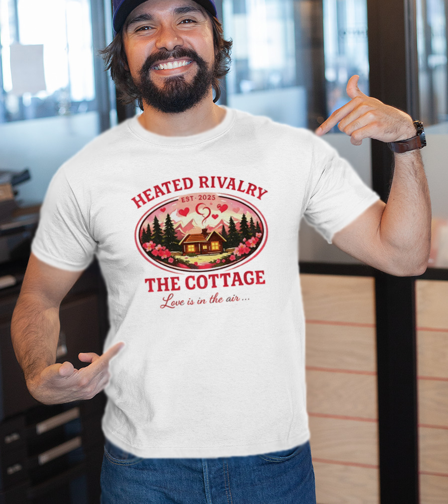 Heated Rivalry The Cottage Love Is In The Air Valentine's Day Est. 2025 T-Shirt