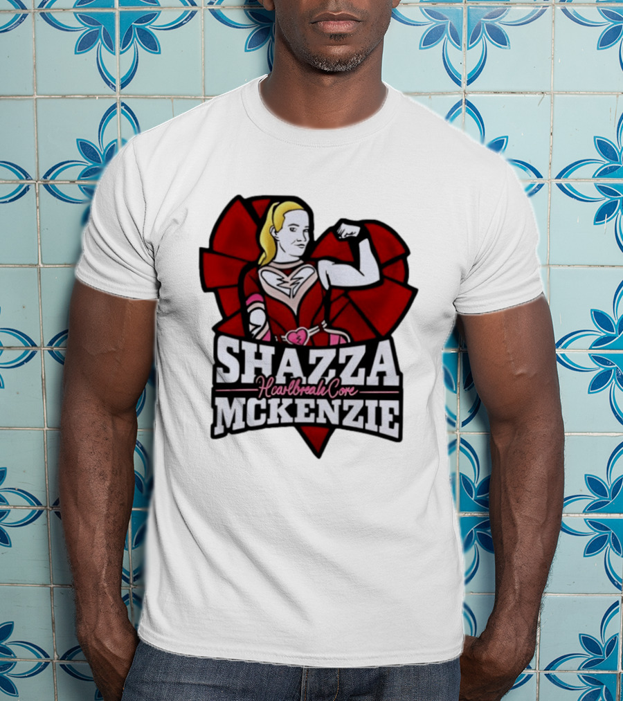 Shazza McKenzie Heartbreak Core Wrestling Superhero T-Shirt