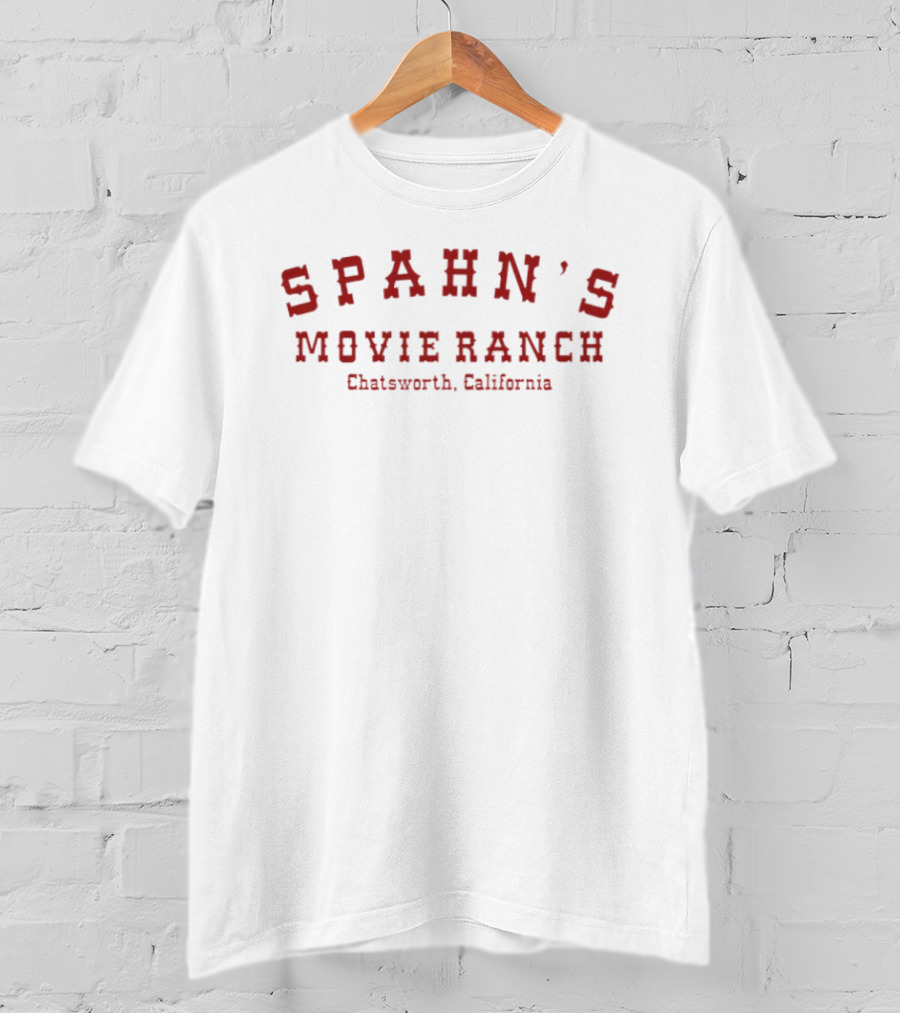 Spahn's Movie Ranch Chatsworth California Vintage Style Retro Nostalgia T-Shirt