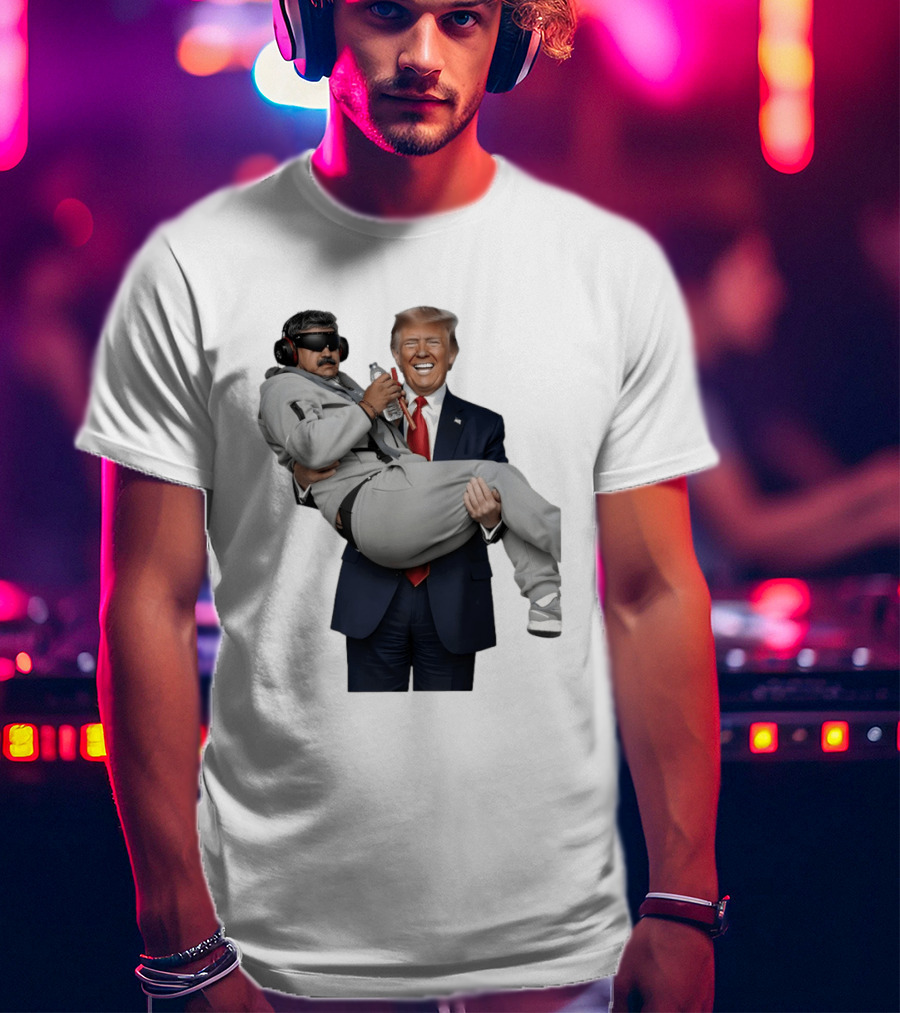 Trump Carry Maduro Satire Funny Political Humor T-Shirt
