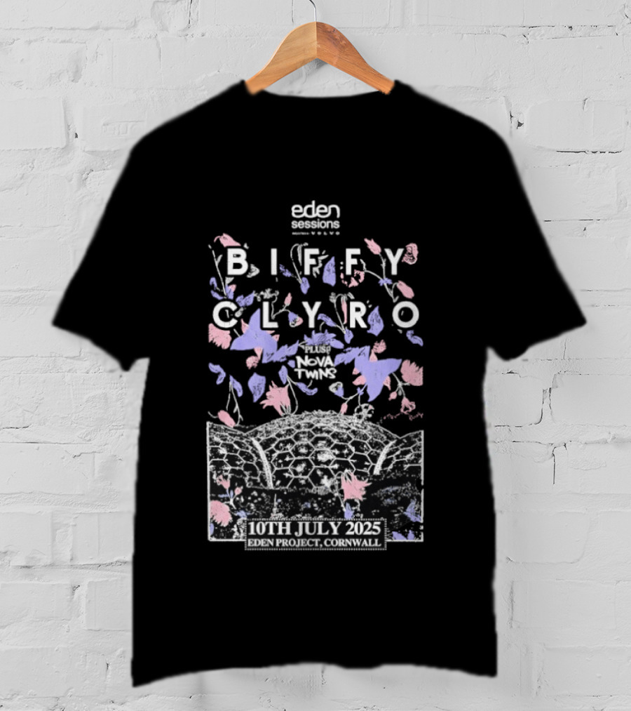 Eden Sessions Presents Biffy Clyro Live 10th July 2025 Eden Project Cornwall T-Shirt