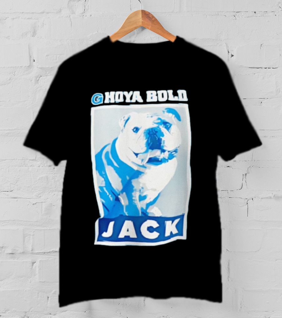 Georgetown Hoyas Hoya Bold Jack Bulldog Basketball T-Shirt