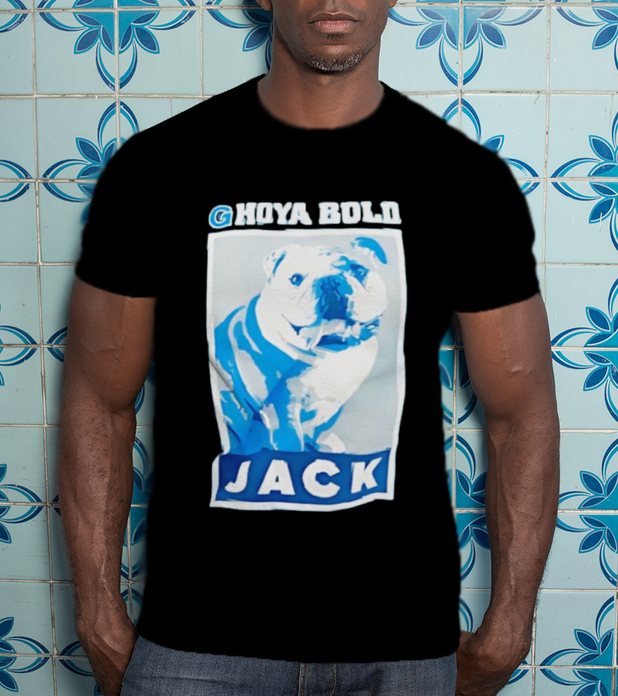 Georgetown Hoyas Hoya Bold Jack Bulldog Basketball T-Shirt