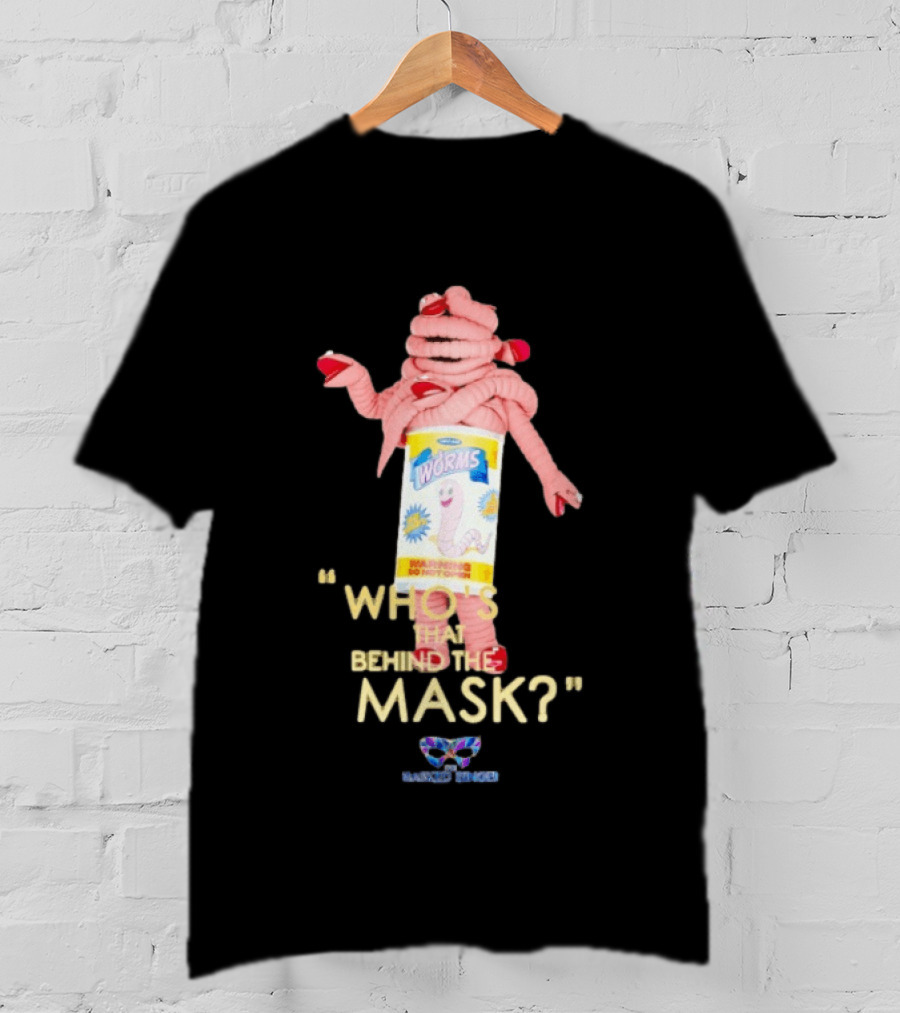 Can Of Worms Who's That Behind The Mask Kids T-Shirt