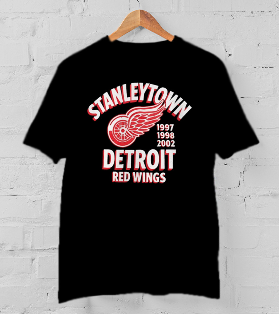 Stanleytown Detroit Red Wings 1997 1998 2002 T-Shirt