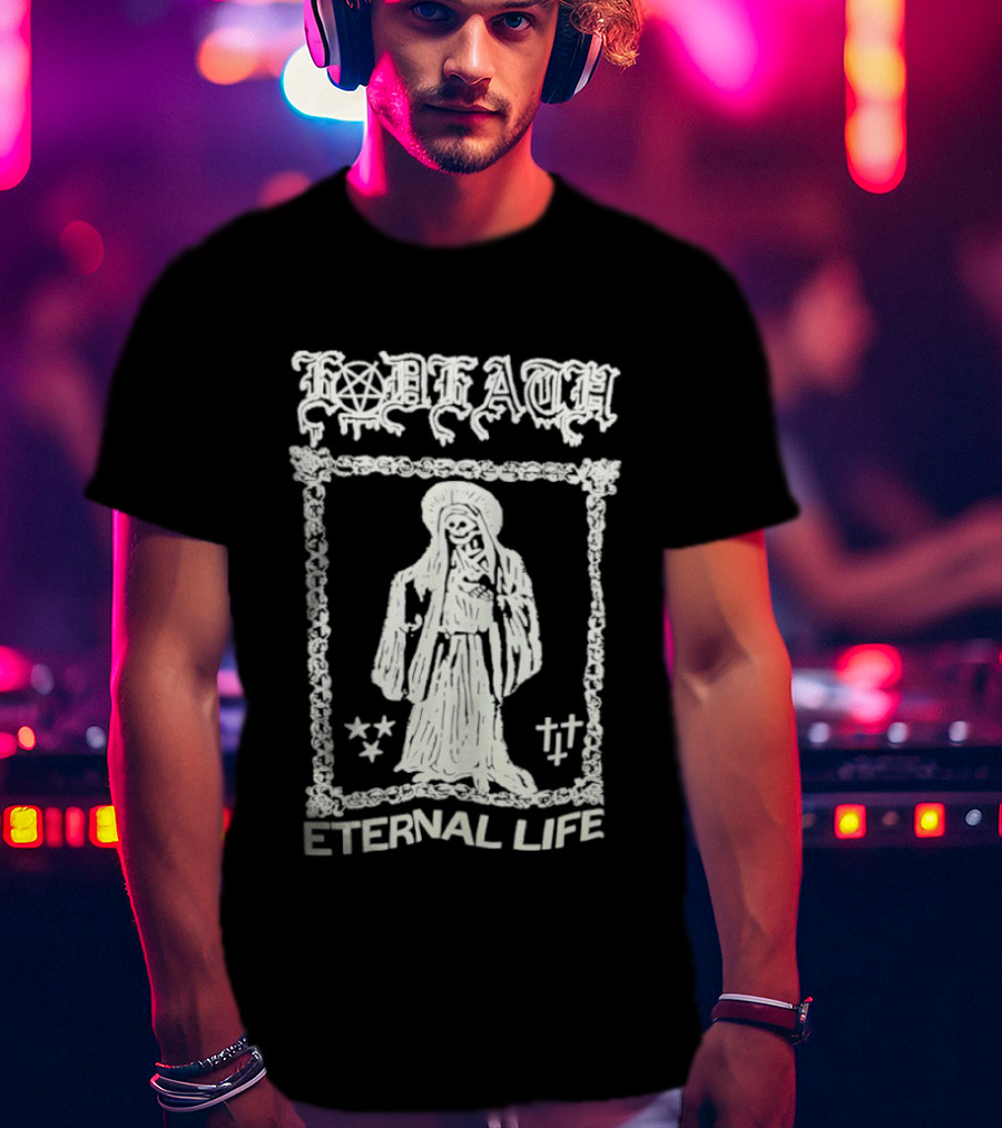 Sacred Death Skeleton Eternal Life T-Shirt