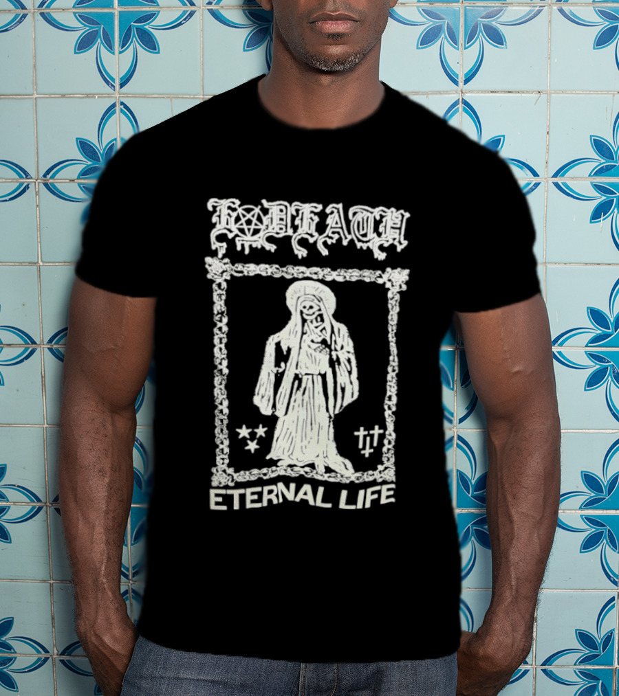 Sacred Death Skeleton Eternal Life T-Shirt