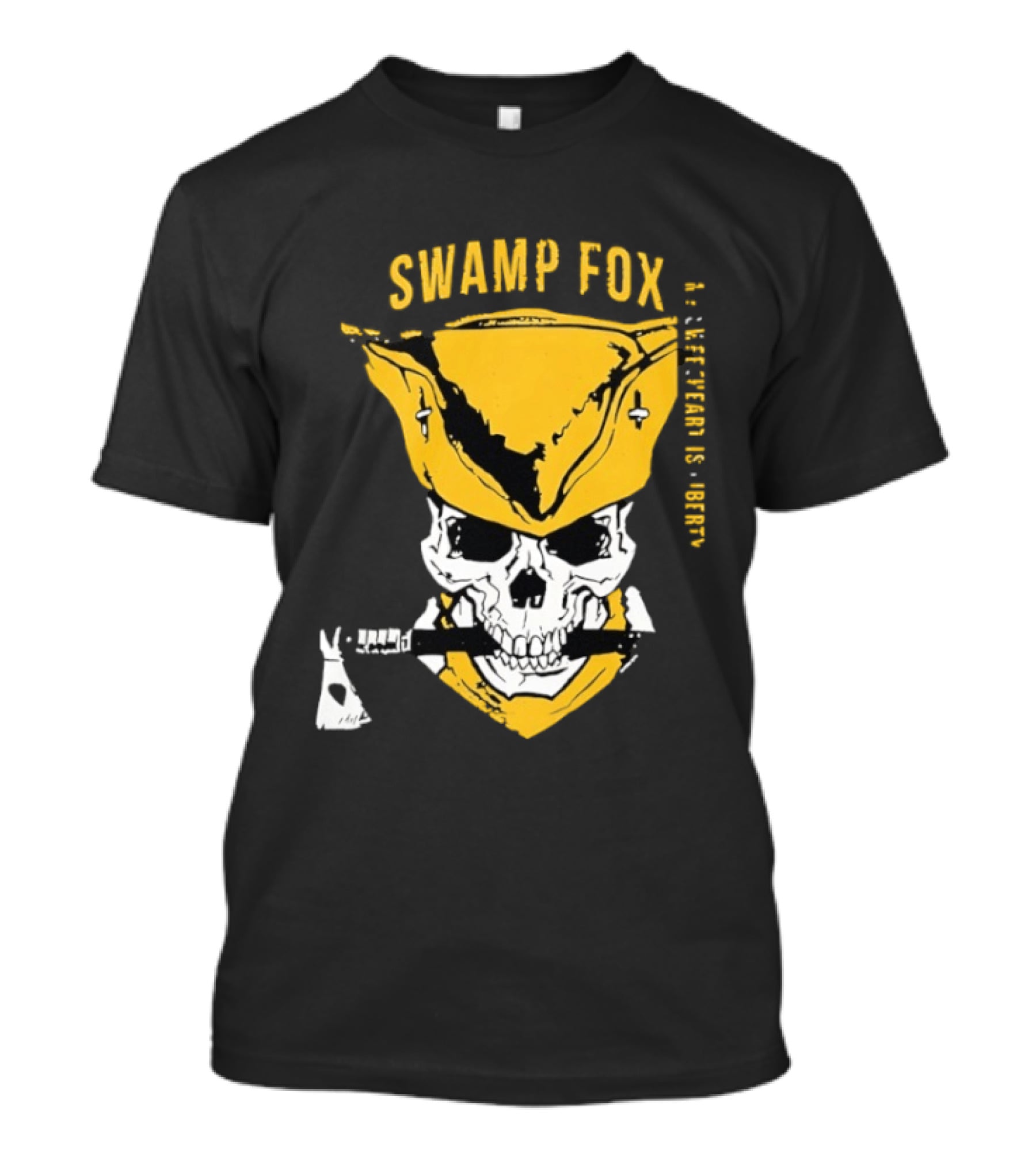 SWAMP FOX Skull My Sweetheart Is Liberty T-Shirt