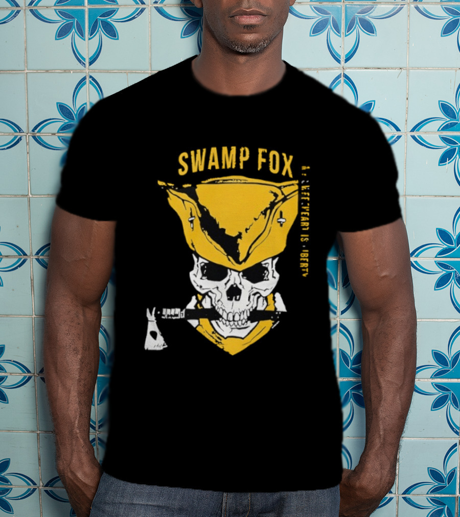 SWAMP FOX Skull My Sweetheart Is Liberty T-Shirt