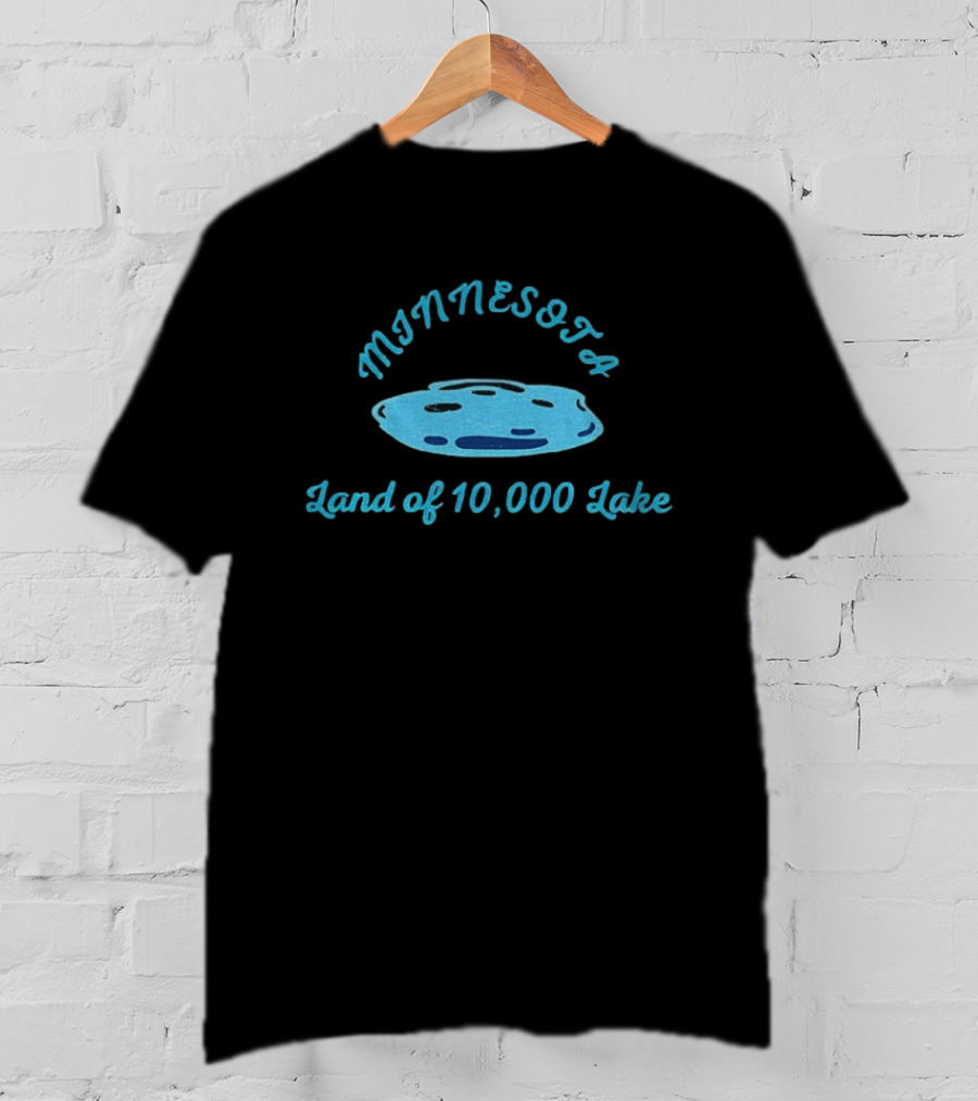 Minnesota Land Of 10 000 Lakes Retro Lake T-Shirt