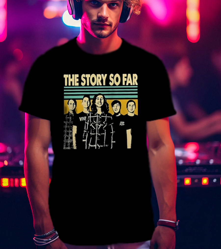 The Story So Far Band Members Stripes T-Shirt