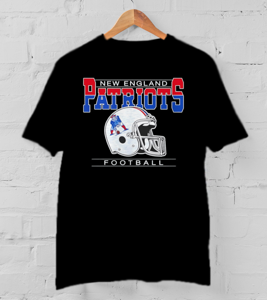 New England Patriots Franklin Helmet Football T-Shirt
