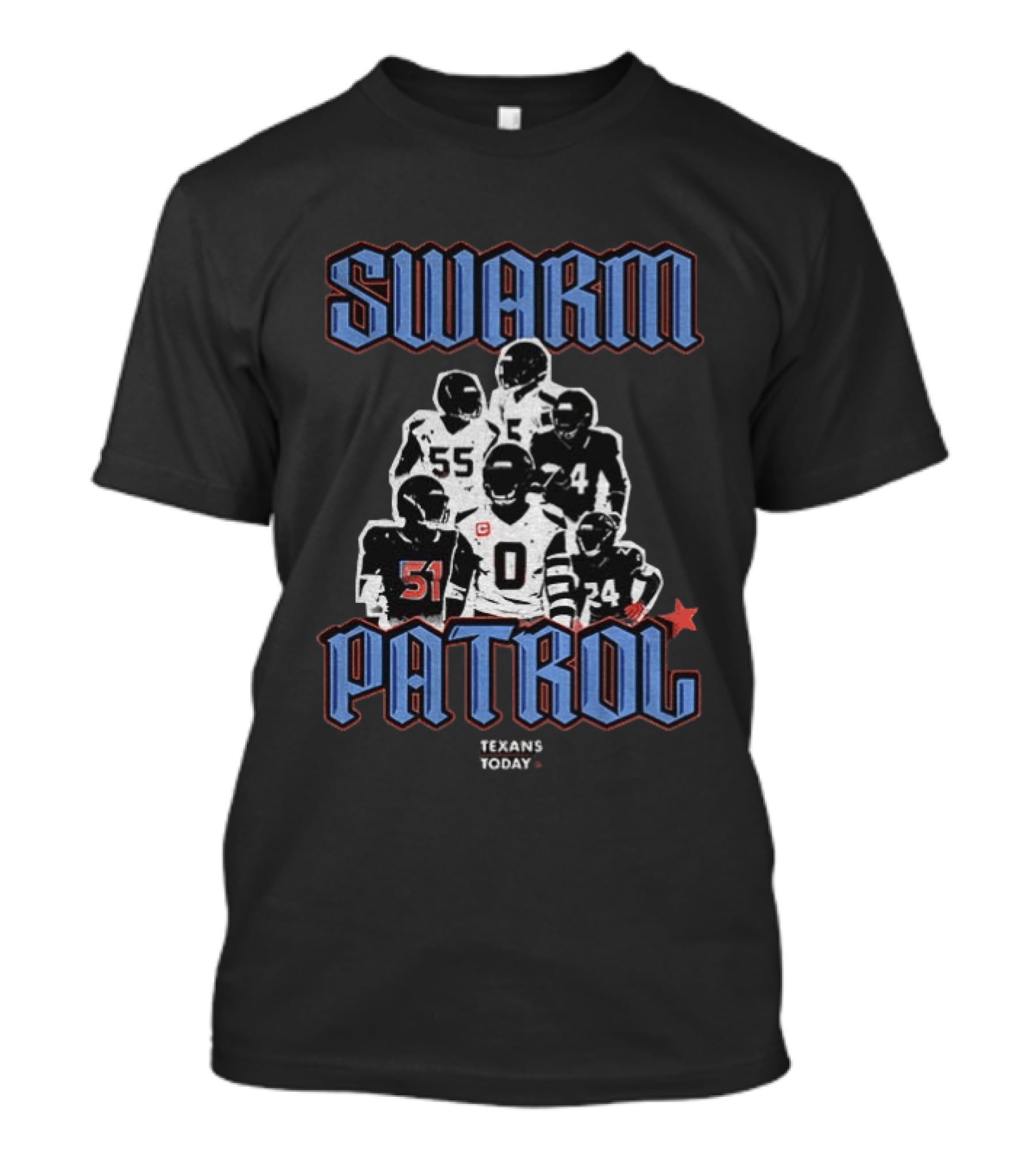 Swarm Patrol Houston Texans Football Today T-Shirt