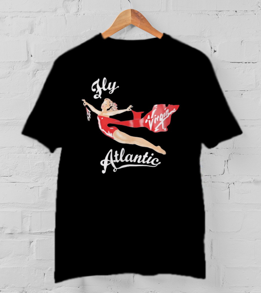 Fly Virgin Atlantic Pin Up T-Shirt