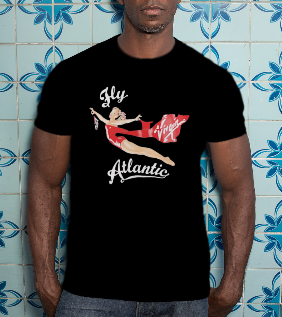 Fly Virgin Atlantic Pin Up T-Shirt