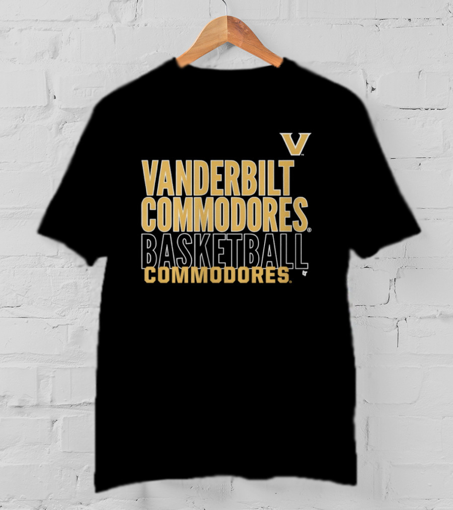 Vanderbilt Commodores Basketball Commodores V T-Shirt