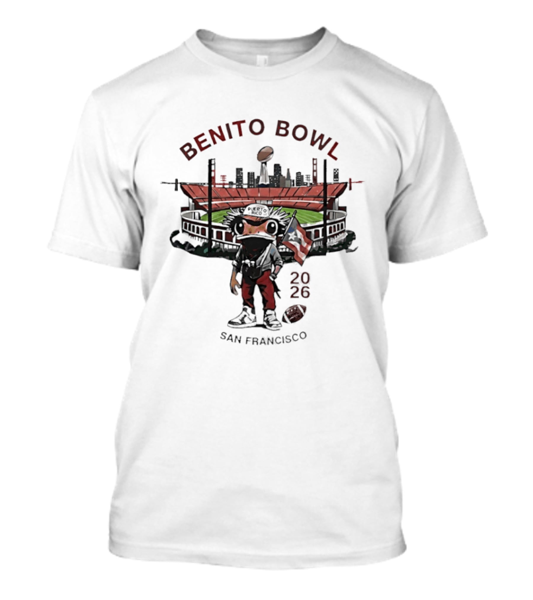 Benito Bowl San Francisco Rap Music Super Bowl 2026 T-Shirt