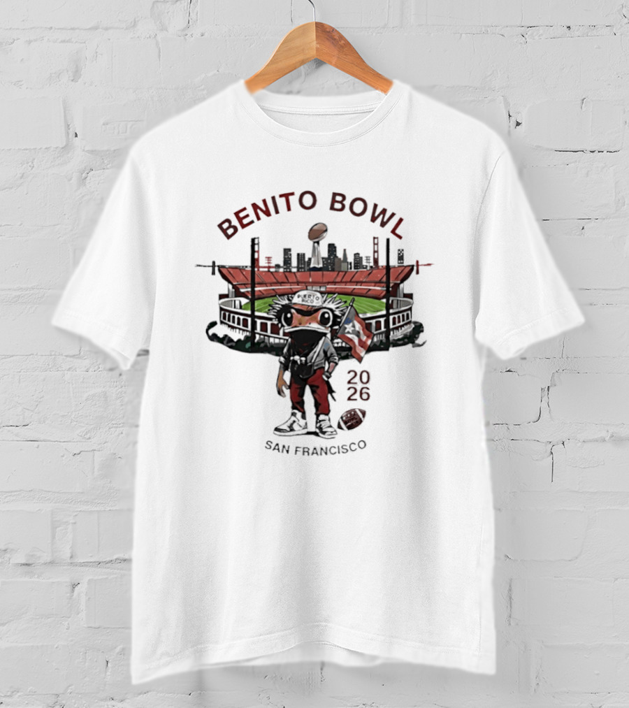 Benito Bowl San Francisco Rap Music Super Bowl 2026 T-Shirt