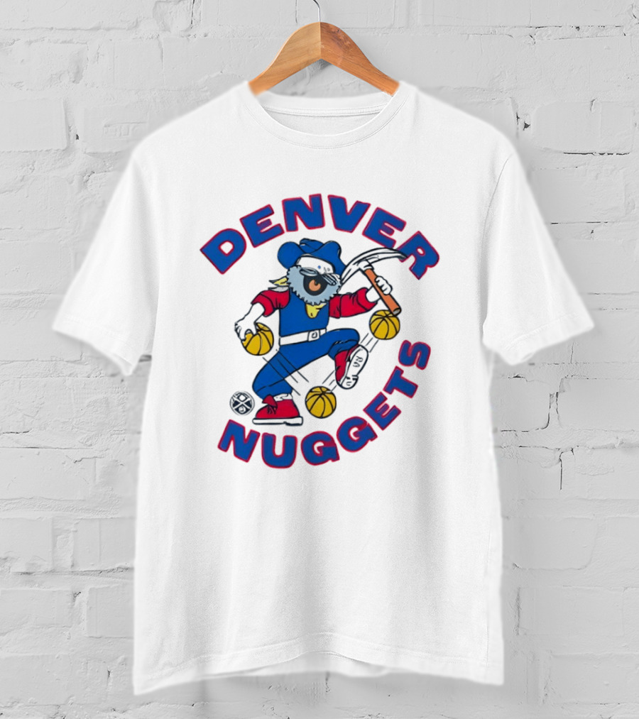 Denver Nuggets Maxie The Miner Basketball Novelty T-Shirt