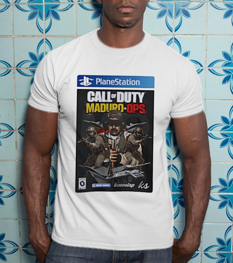 PlaneStation Call Of Duty Maduro Ops Kneeslap Ks Edition T-Shirt