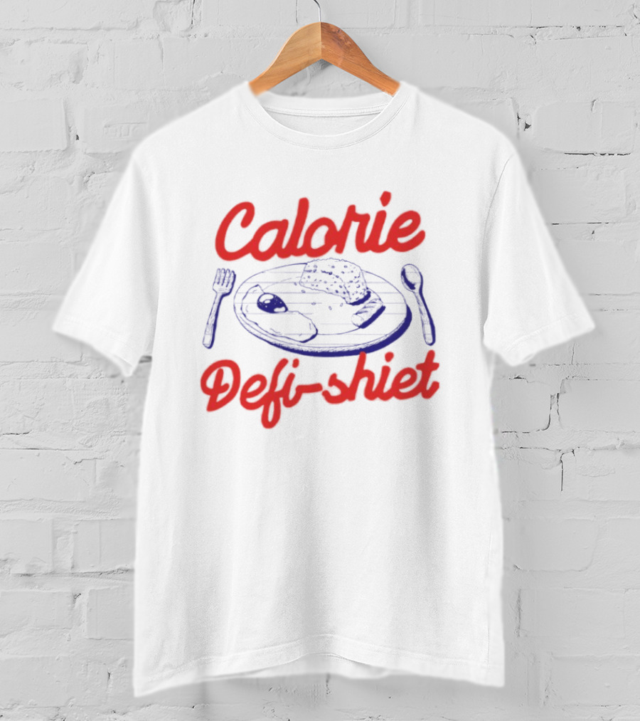Calorie Defi Shiet Plate Fork Spoon T-Shirt