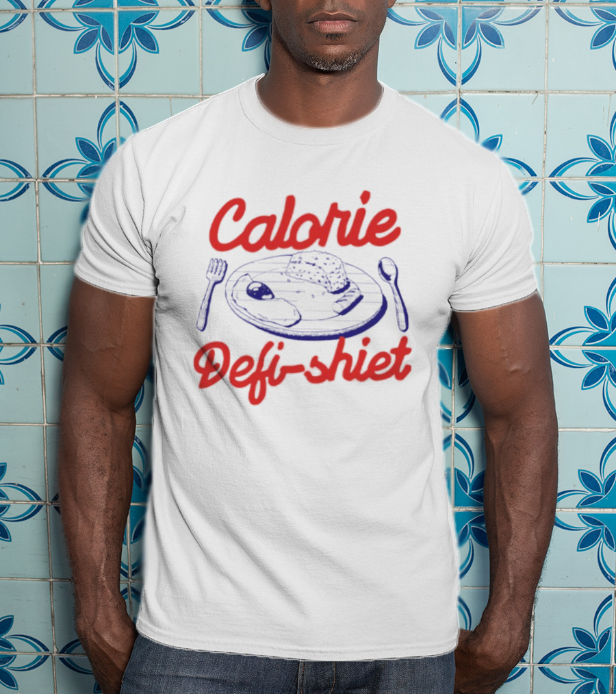 Calorie Defi Shiet Plate Fork Spoon T-Shirt