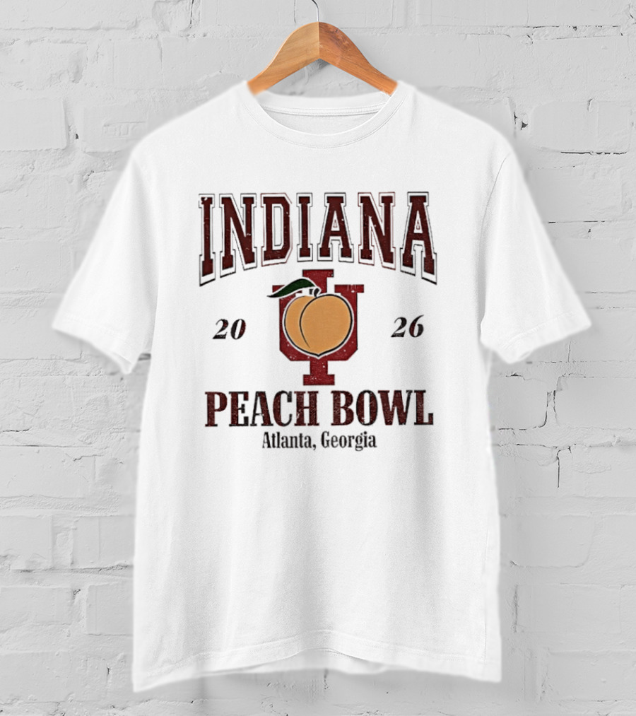 Indiana Peach Bowl IU 2026 Atlanta Georgia T-Shirt