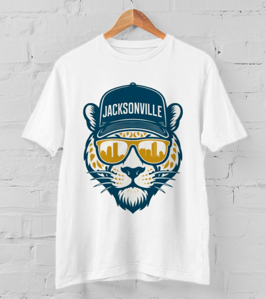Jacksonville Jaguars Duval Football 2025 Skyline T-Shirt