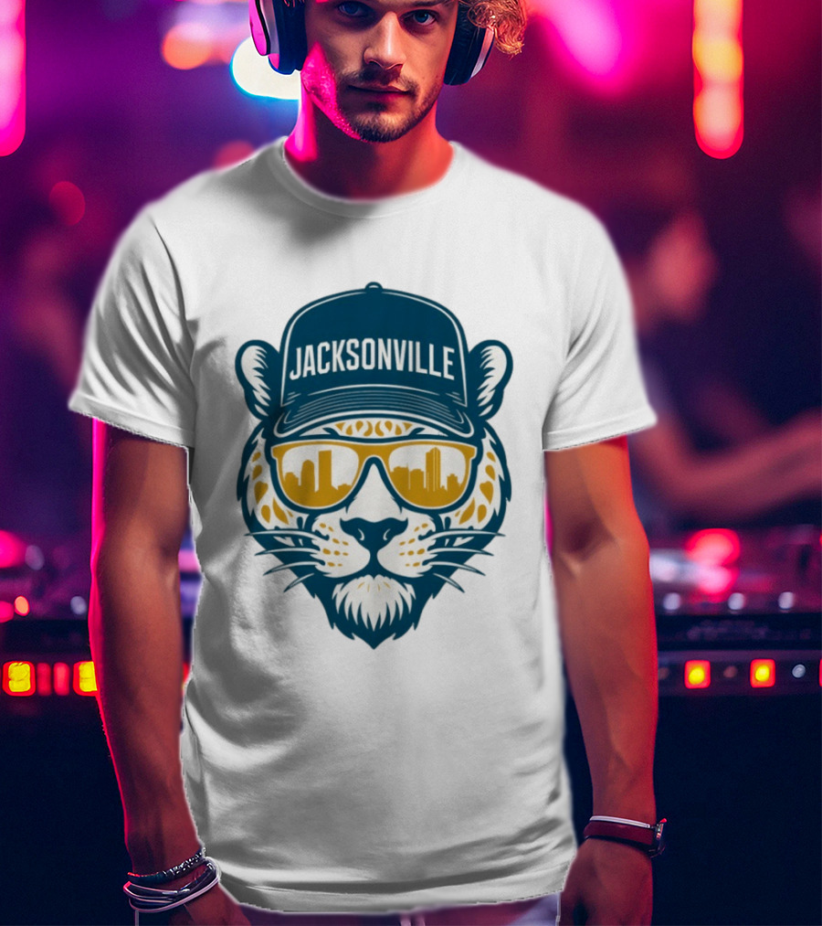 Jacksonville Jaguars Duval Football 2025 Skyline T-Shirt