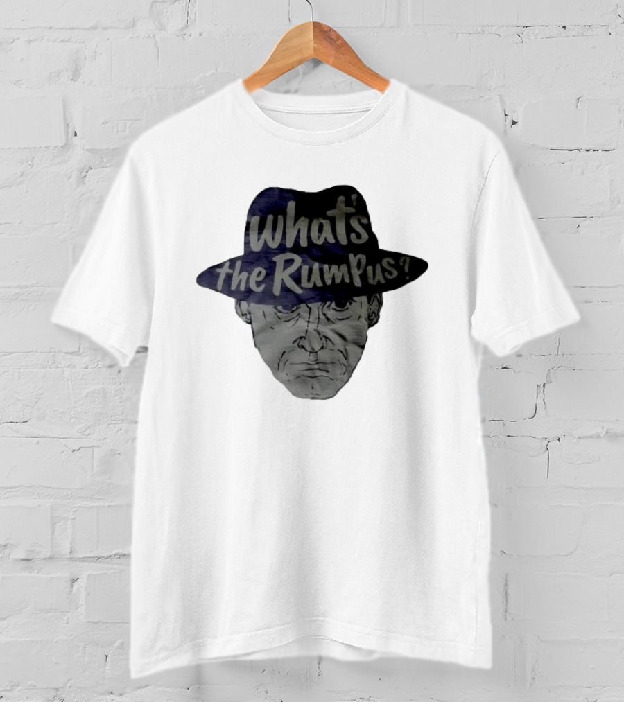 What's The Rumpus Vintage Styled Fedora Face T-Shirt