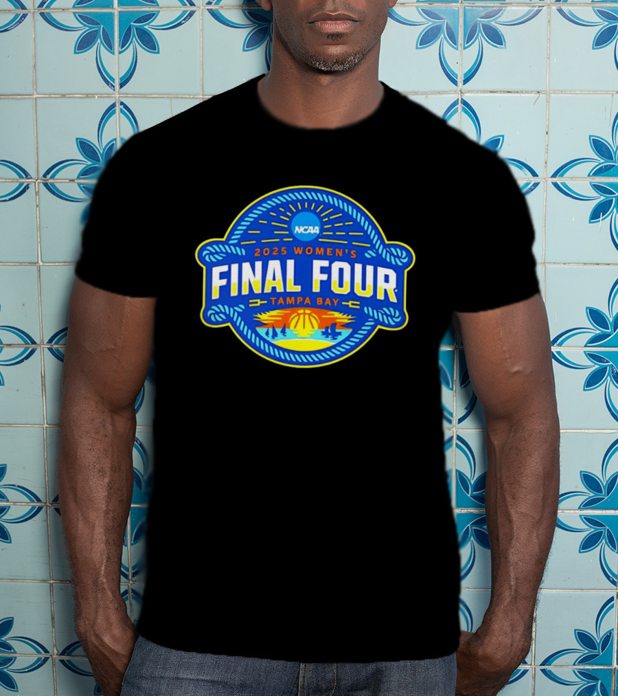 2025 NCAA Women’s Basketball Final Four Tampa Bay Logo T-Shirt