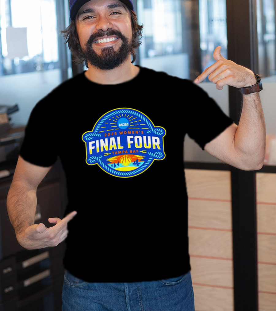 2025 NCAA Women’s Basketball Final Four Tampa Bay Logo T-Shirt