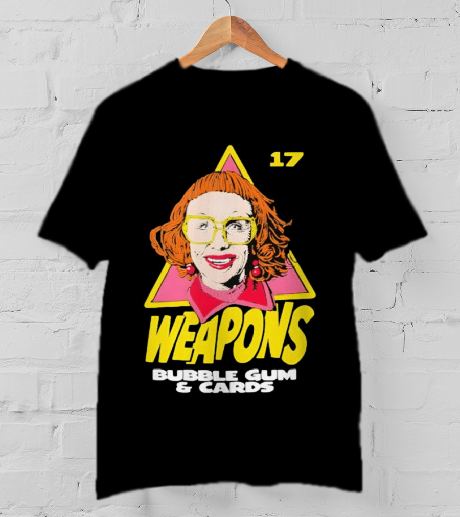 Aunt Gladys Weapons 17 Bubble Gum & Cards T-Shirt