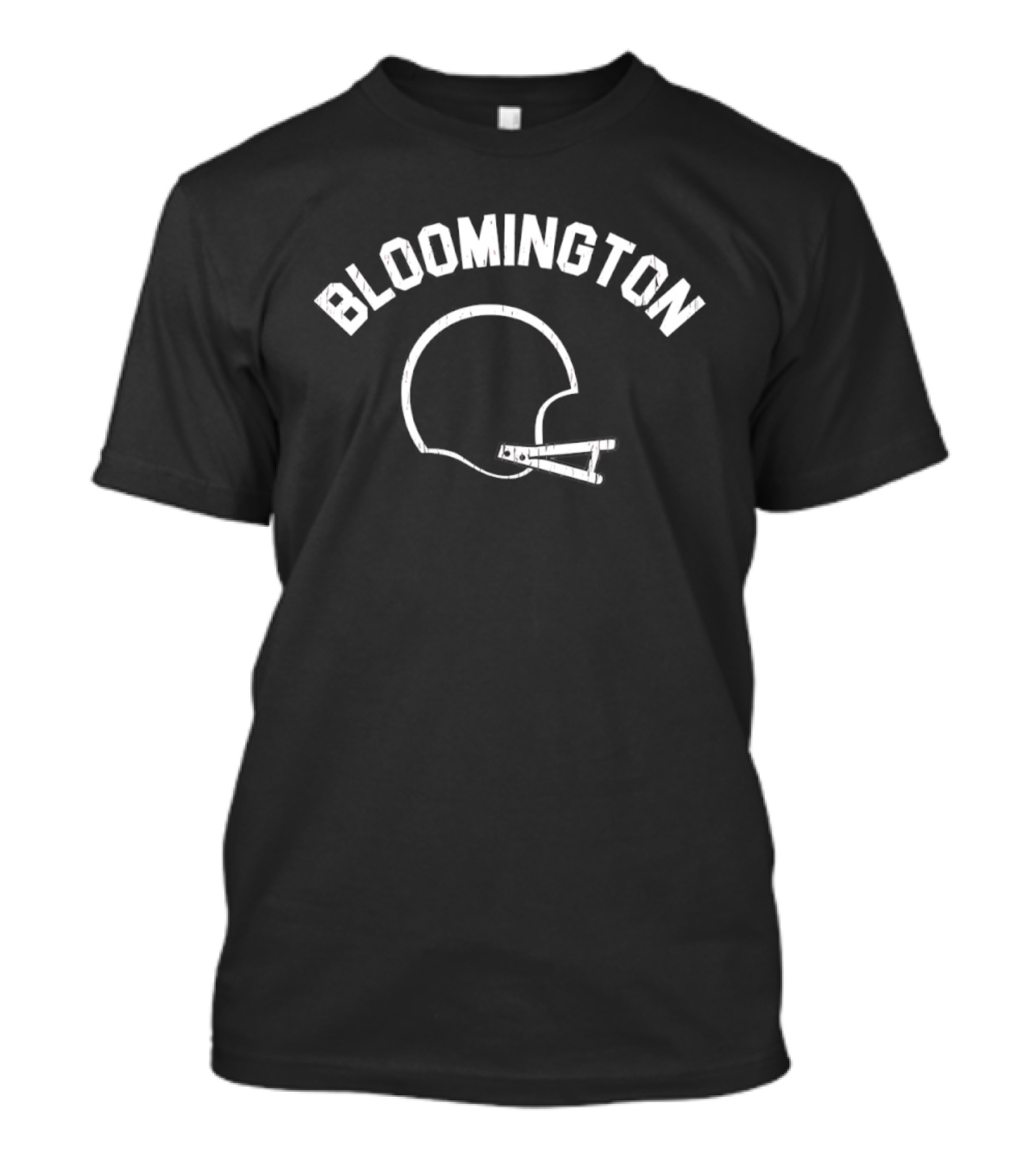 Bloomington Football Helmet Indiana Hoosiers Football T-Shirt