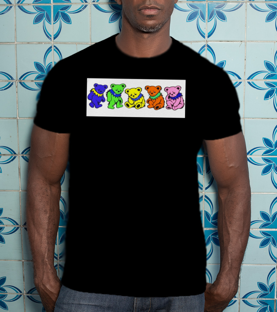 Grateful Dead Bears Crying Bob Weir Grateful Dad T-Shirt
