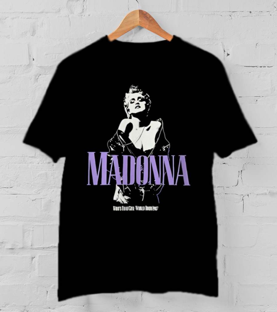 Madonna Bob Weir Image Overlay T-Shirt