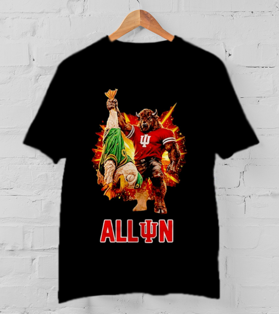 Indiana Hoosiers All In Victory Over Oregon Ducks T-Shirt