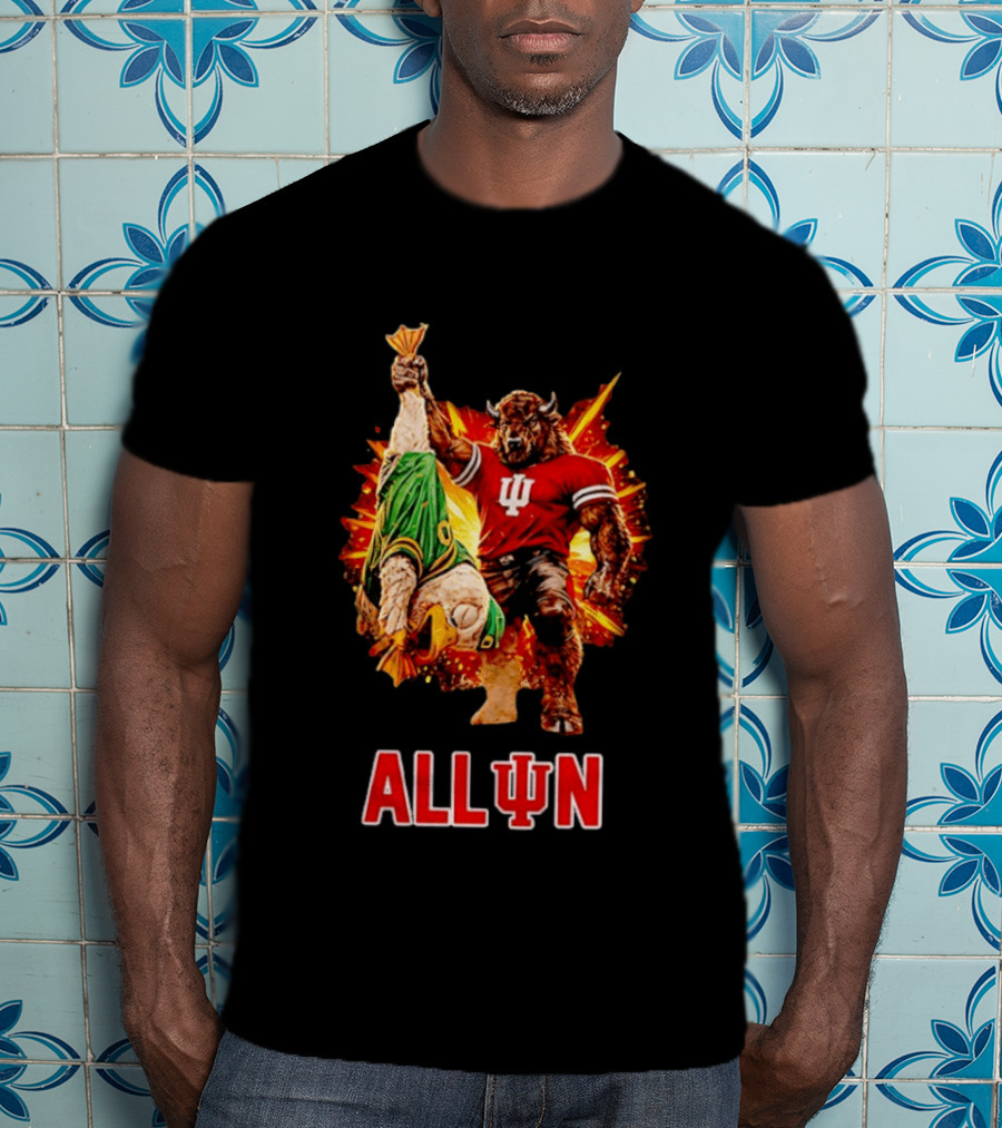 Indiana Hoosiers All In Victory Over Oregon Ducks T-Shirt