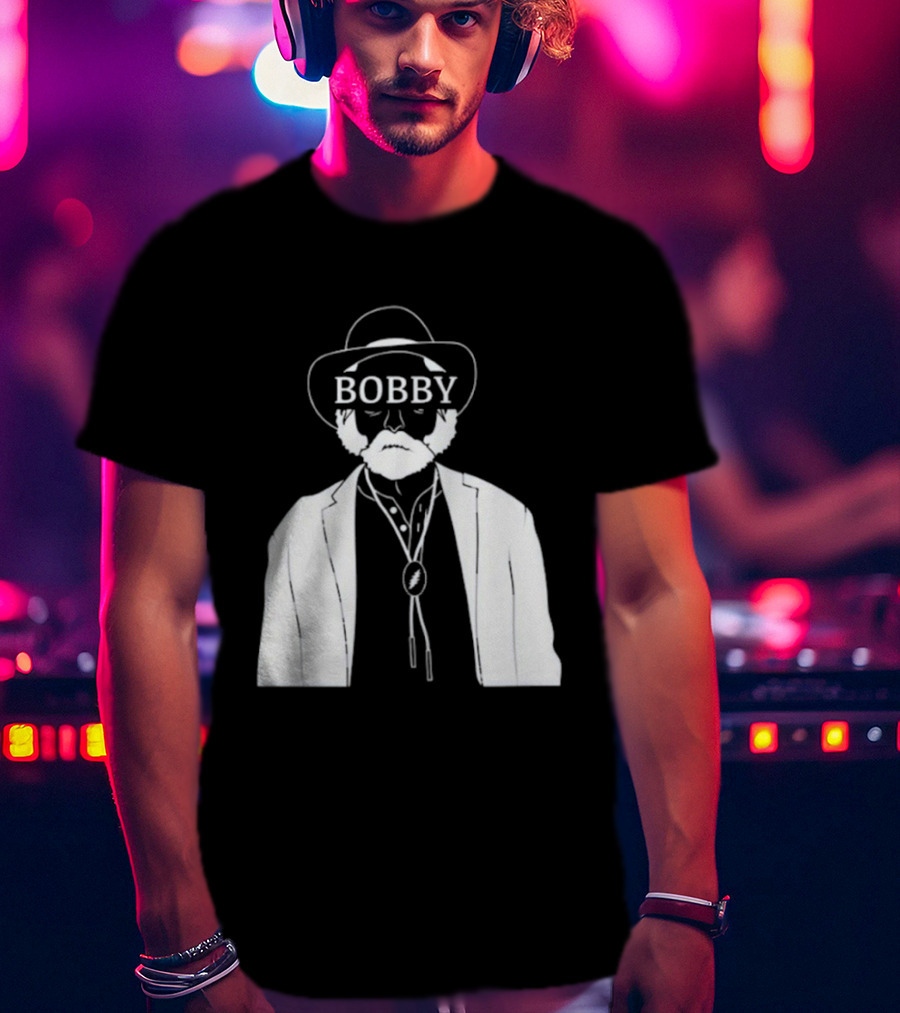 Bobby Bob Weir Grateful Dead Shakedown Drawing T-Shirt