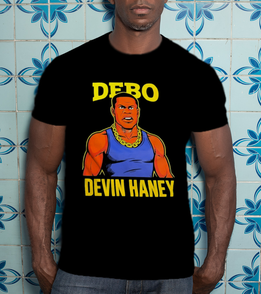DEBO Devin Haney Cartoon Chain Bold T-Shirt