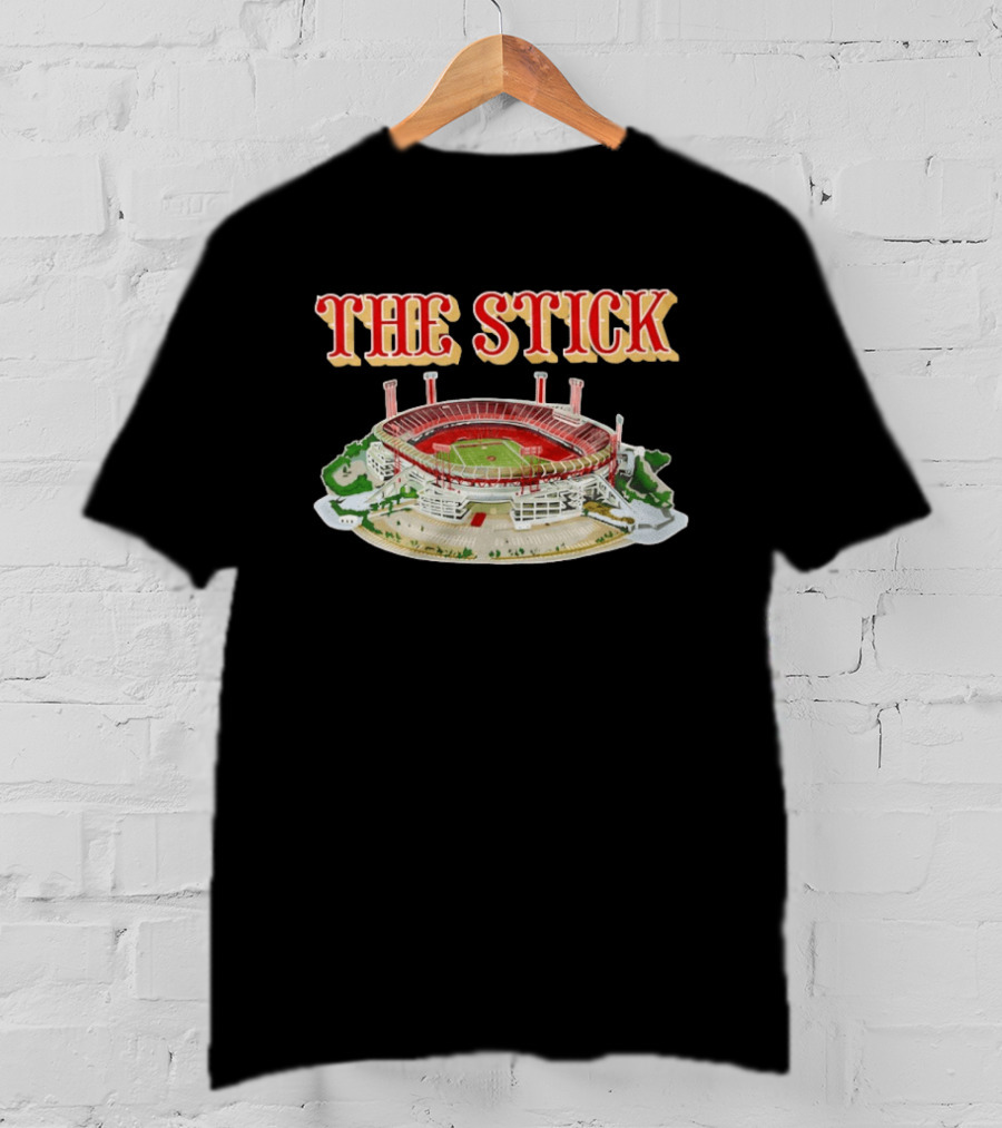 The Stick Candlestick Park San Francisco 49ers Stadium Football T-Shirt