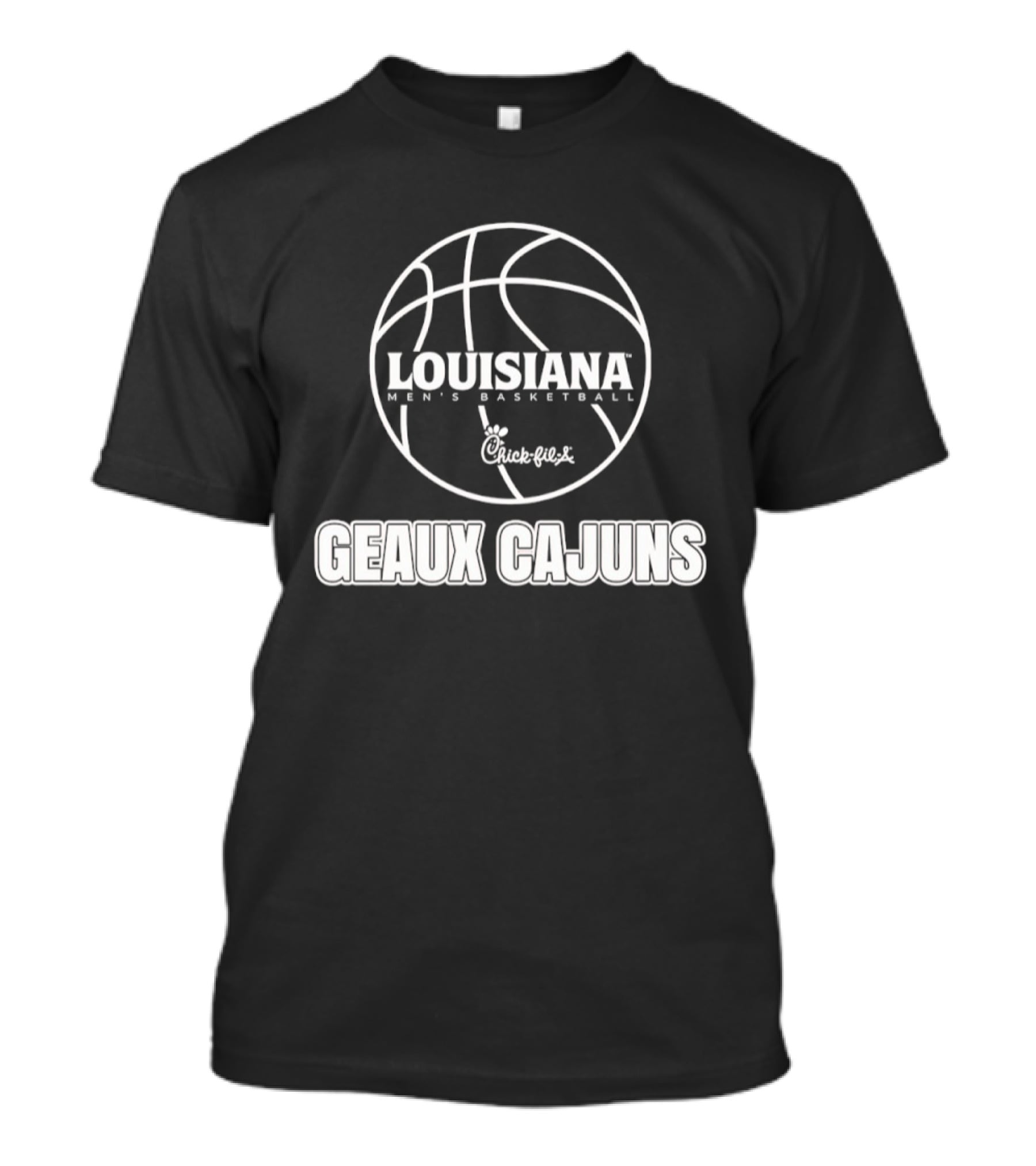 Louisiana Ragin Men's Basketball Chick Fil A Geaux Cajuns Basketball T-Shirt