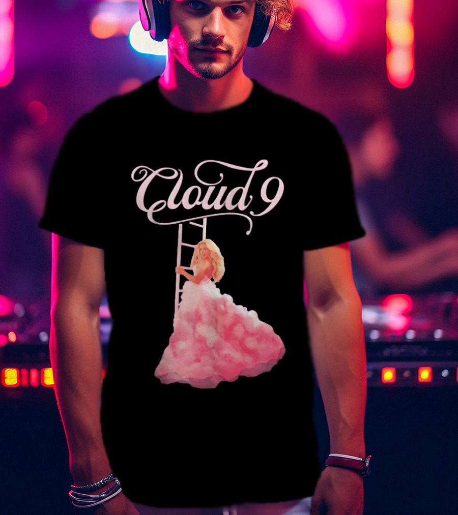 Megan Moroney Cloud 9 Tour Vintage Ladder Pink Dress T-Shirt