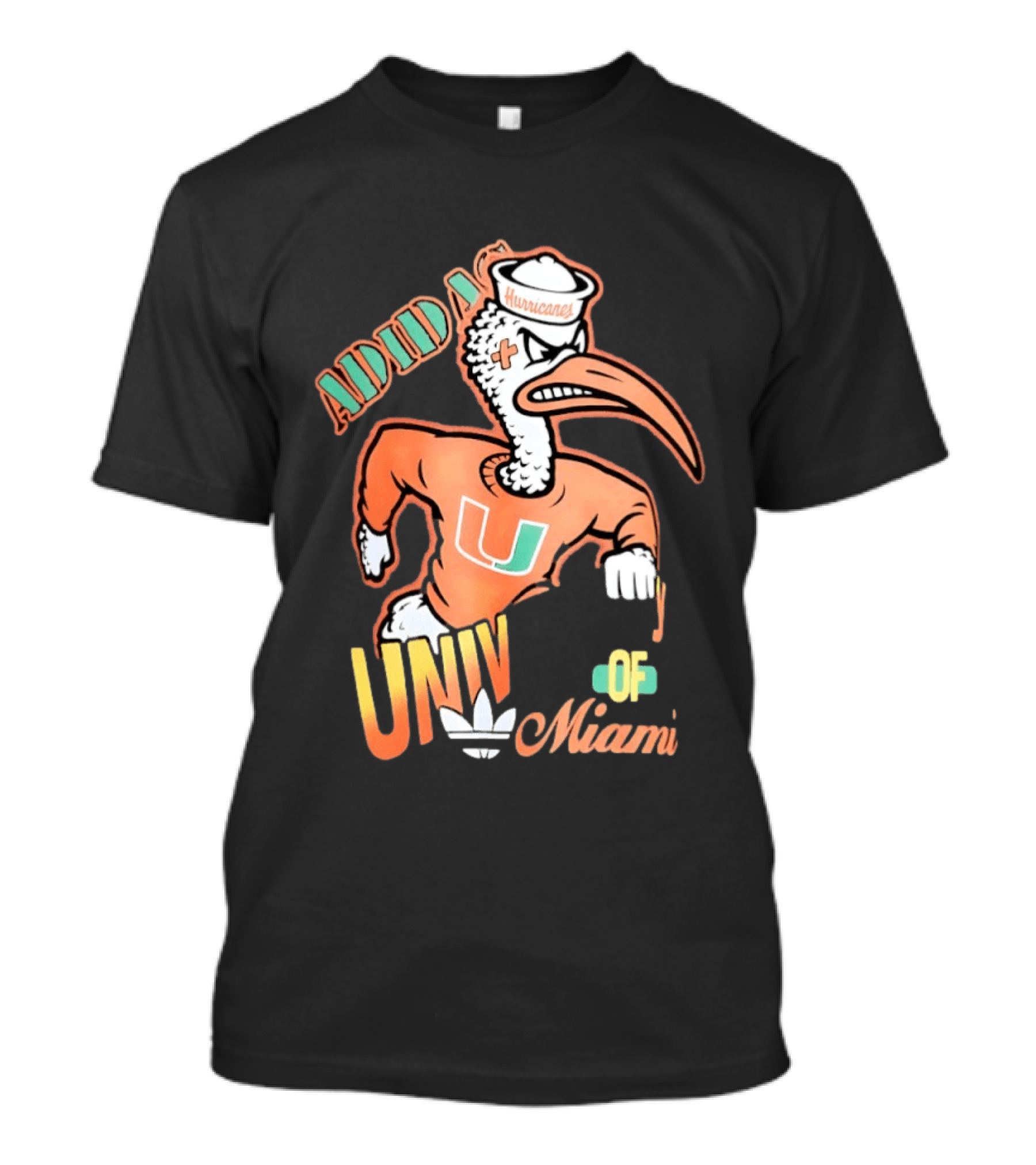 ADIDAS Univ Of Miami Hurricanes T-Shirt