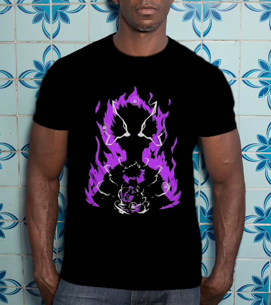 Psi Rampage Mob Psycho 100 Anime Psychic Energy Aura T-Shirt
