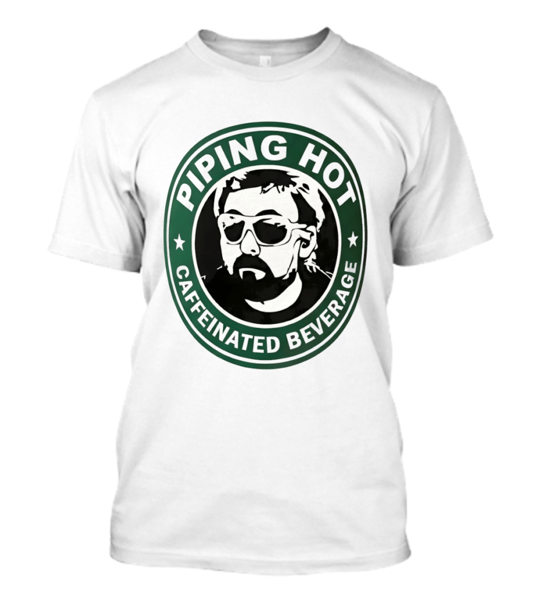 Piping Hot Caffeinated Beverage Adam The Woo T-Shirt