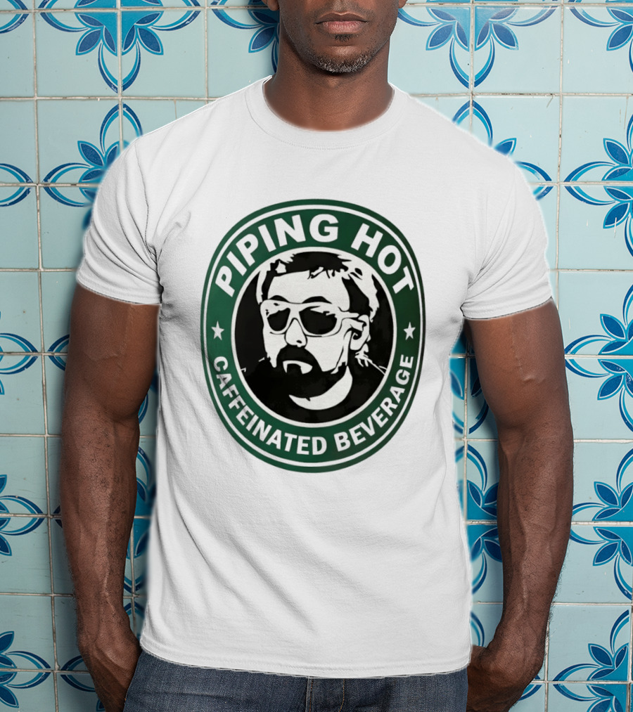 Piping Hot Caffeinated Beverage Adam The Woo T-Shirt