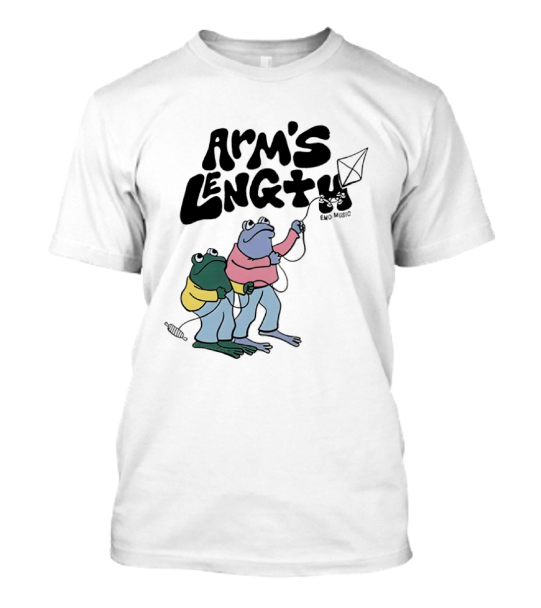 Arm's Length Frog And Toad Kite Emo Music T-Shirt