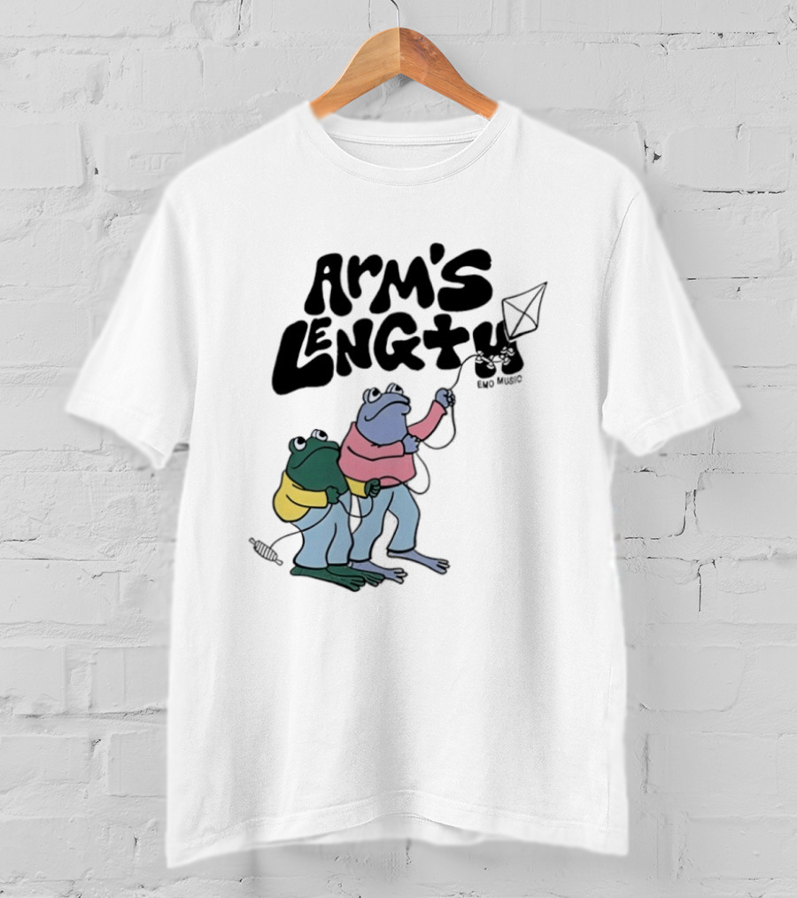Arm's Length Frog And Toad Kite Emo Music T-Shirt